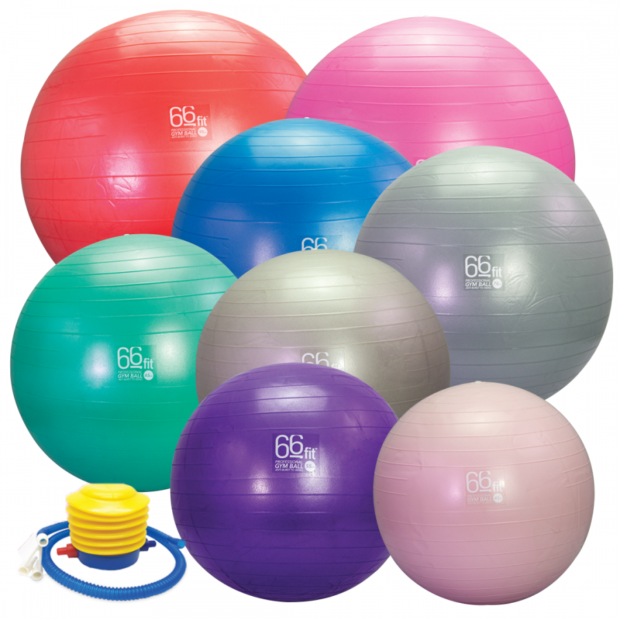 ALLCARE EXERCISE &amp; POSTURE BALL - NON SLIP VINYL SURFACE AND RIBBED FOR EXTRA SENSE OF SECURITY