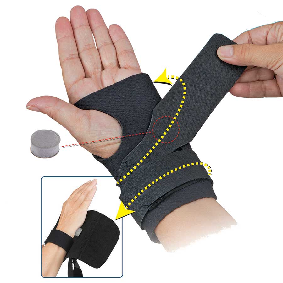 COMFORT COOL NEOPRENE ULNAR BOOSTER WITH FOAM INSERT FOR COUNTERFORCE SUPPPORT