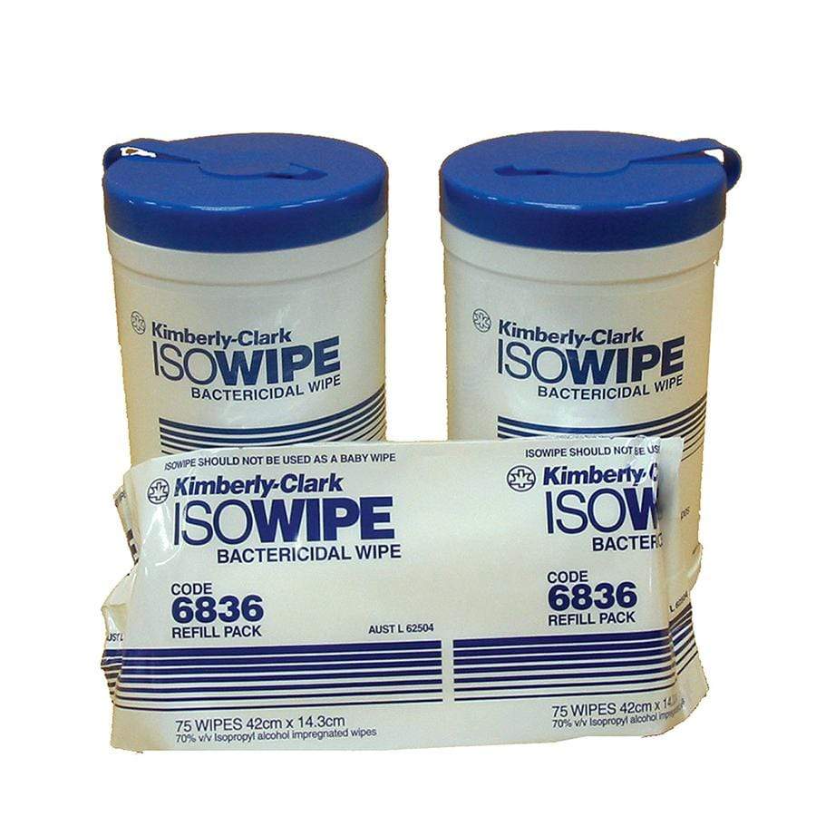 KIMBERLY CLARK ISOWIPES CANISTER AND REFILLS