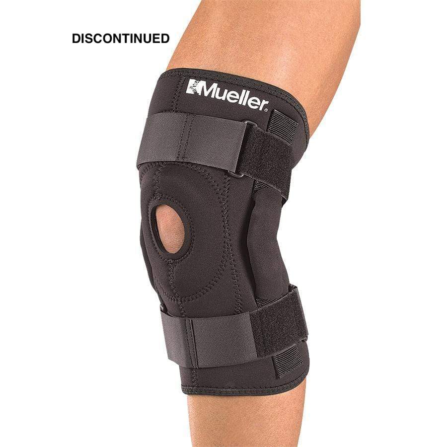 MUE2333 HINGED KNEE BRACE WITH TRIAXIAL HINGE AND PATELLA BUTTRESS