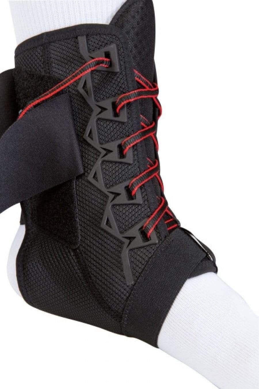 THE ONE ANKLE BRACE MUELLER PREMIUM LACE UP WITH FIGURE 8 STRAPPING