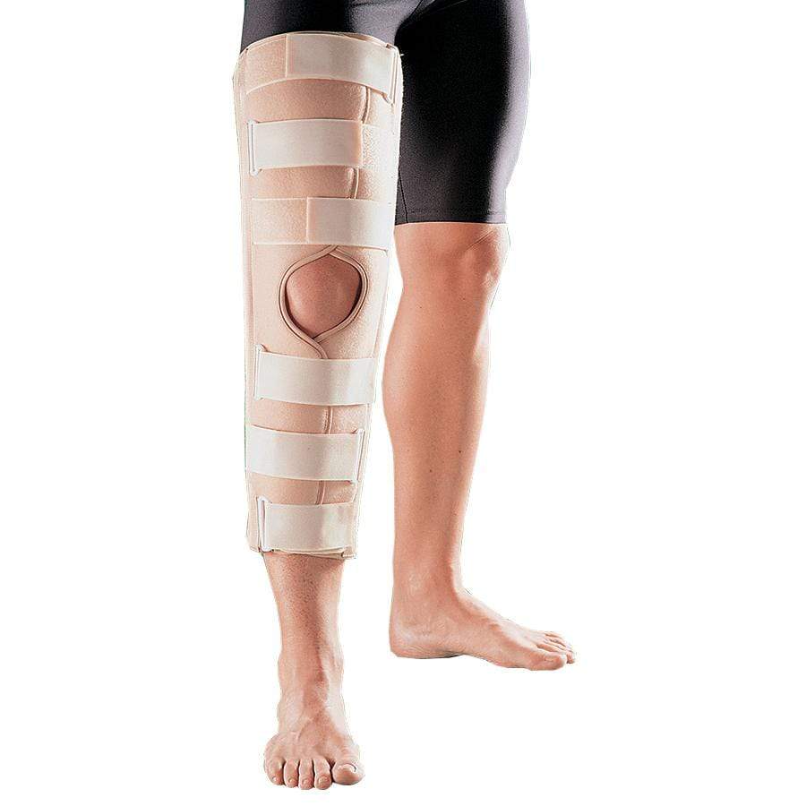OPP4030 KNEE IMMOBILIZER 20&quot; WITH FOAM PADDING AND ALUMINIUM POSTERIOR STAYS