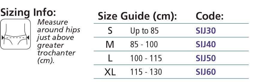 SEROLA SACROILIAC BELT FOR COMPRESSION AND SUPPORT OF THE SIJ JOINTS
