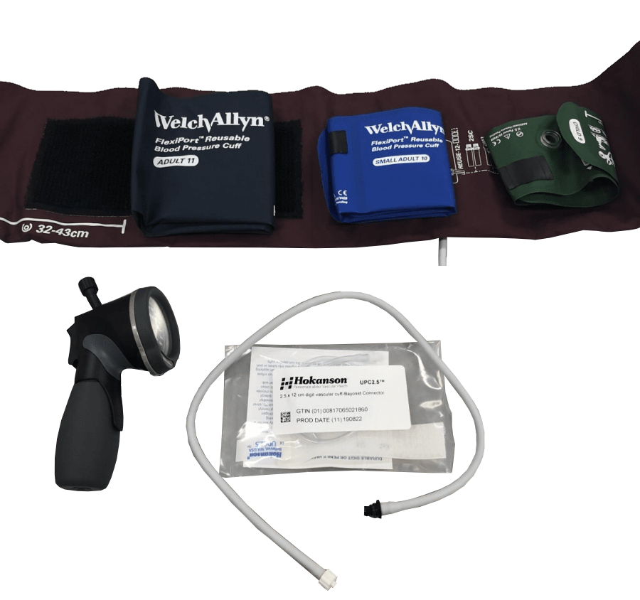 TBI KIT FOR DOPPLER INCLUDES TOE CUFF AND PPG PROBE