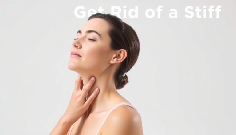 how to get rid of a stiff neck in 10 seconds